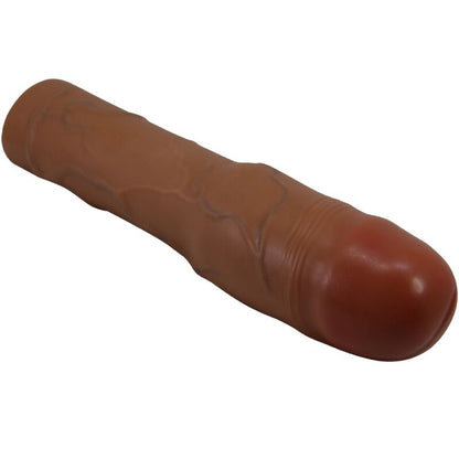 PRETTY LOVE - KYLIAN PENIS SLEEVE WITH 7.6 CM EXTENSION MULATTO - My naughty haven #