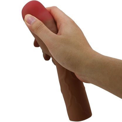 PRETTY LOVE - KYLIAN PENIS SLEEVE WITH 7.6 CM EXTENSION MULATTO - My naughty haven #