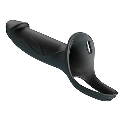 PRETTY LOVE - LANDON BLACK VIBRATING STRAP-ON - My naughty haven #