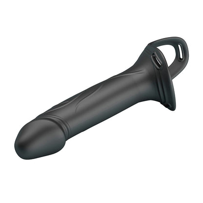 PRETTY LOVE - LANDON BLACK VIBRATING STRAP-ON - My naughty haven #