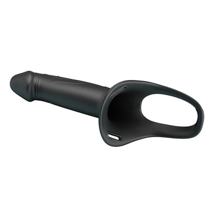 PRETTY LOVE - LANDON BLACK VIBRATING STRAP-ON - My naughty haven #