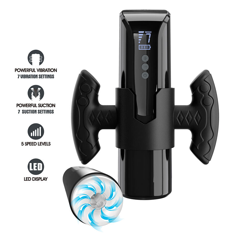PRETTY LOVE - LARISSA SUCTION MASTURBATOR WITH VIBRATION + SUPPORT - My naughty haven #