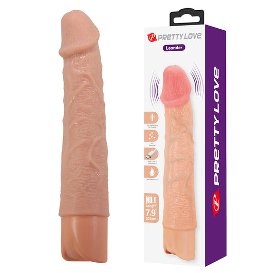 PRETTY LOVE - LEANDER FLEXIBLE REALISTIC VIBRATOR - My naughty haven #