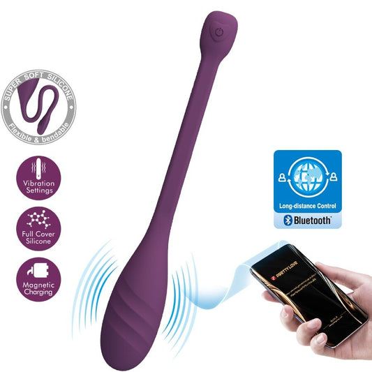 PRETTY LOVE - LEVIATHAN APP CONTROLLED VIBRATOR PURPLE - My naughty haven #
