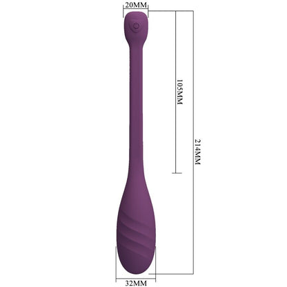 PRETTY LOVE - LEVIATHAN APP CONTROLLED VIBRATOR PURPLE - My naughty haven #