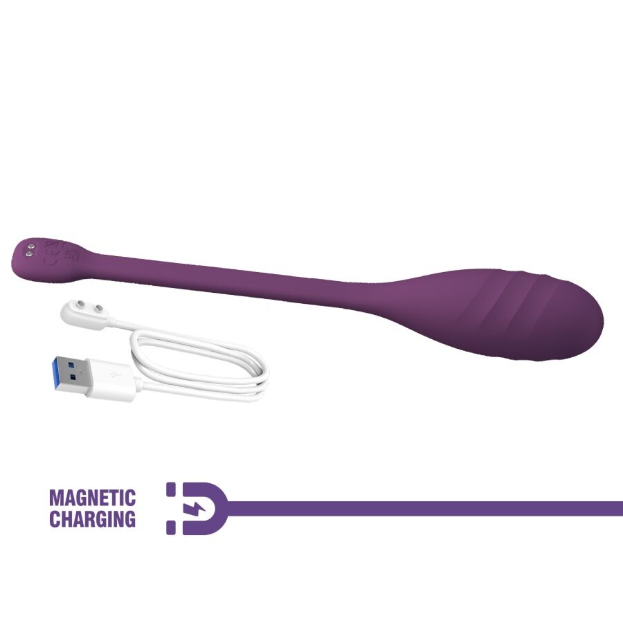 PRETTY LOVE - LEVIATHAN APP CONTROLLED VIBRATOR PURPLE - My naughty haven #
