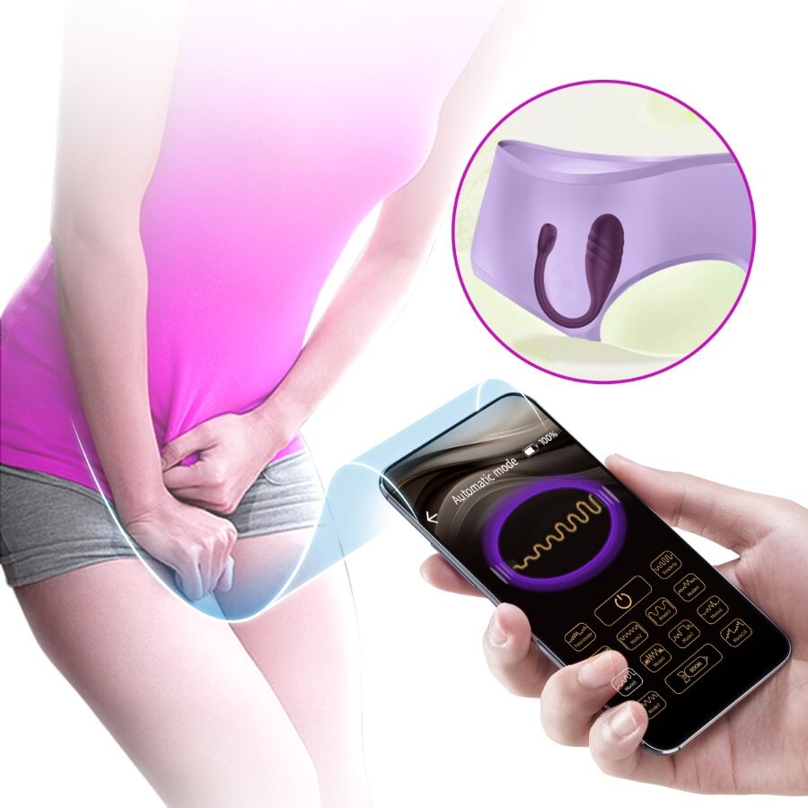 PRETTY LOVE - LEVIATHAN APP CONTROLLED VIBRATOR PURPLE - My naughty haven #
