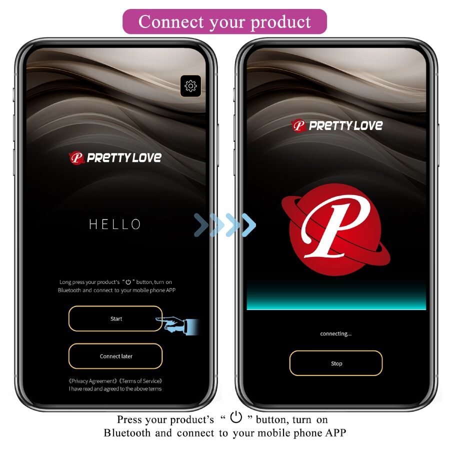 PRETTY LOVE - LEVIATHAN APP CONTROLLED VIBRATOR PURPLE - My naughty haven #