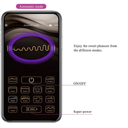 PRETTY LOVE - LEVIATHAN APP CONTROLLED VIBRATOR PURPLE - My naughty haven #