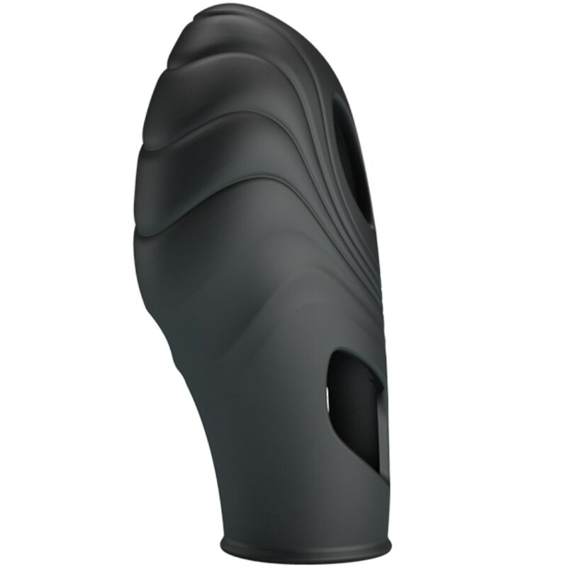 PRETTY LOVE - LICH SILICONE FINGER VIBRATOR BLACK - My naughty haven #