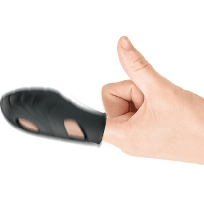 PRETTY LOVE - LICH SILICONE FINGER VIBRATOR BLACK - My naughty haven #