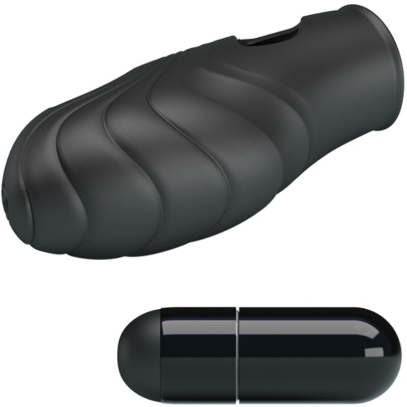 PRETTY LOVE - LICH SILICONE FINGER VIBRATOR BLACK - My naughty haven #