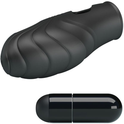 PRETTY LOVE - LICH SILICONE FINGER VIBRATOR BLACK - My naughty haven #