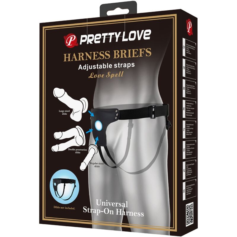 PRETTY LOVE - LOVE SPELL ADJUSTABLE STRAP HARNESS COMPLEMENT - My naughty haven #