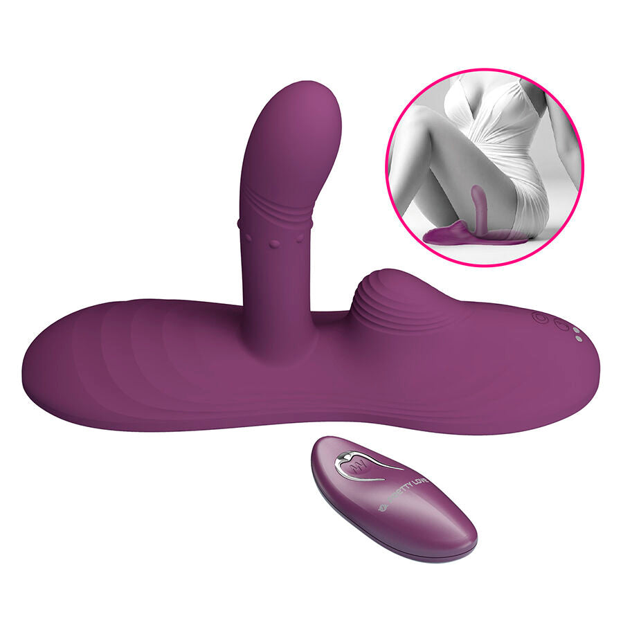 PRETTY LOVE - LUKA SIT-DOWN VIBRATOR WITH HEAT EFFECT AND REMOTE CONTROL - My naughty haven #
