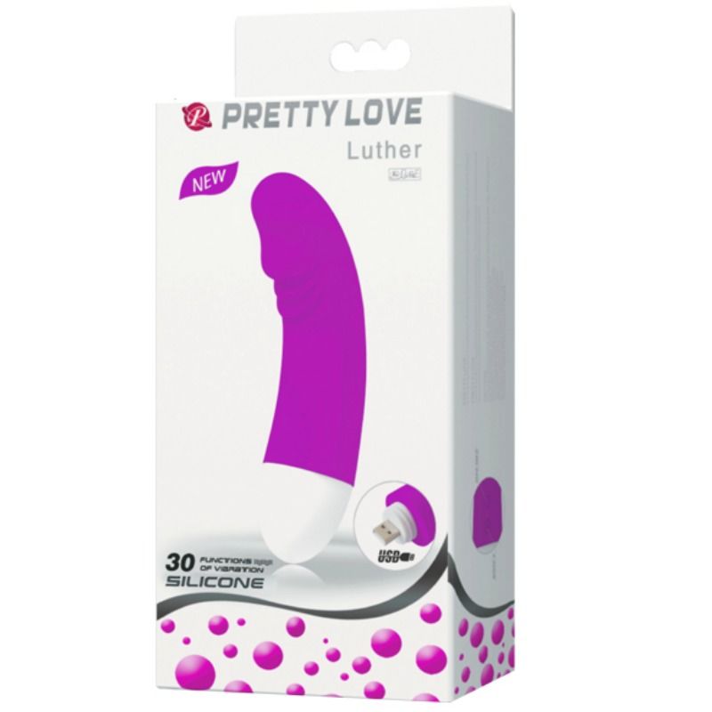 PRETTY LOVE - LUTHER MINI VIBRATOR 30 VIBRATION MODES - My naughty haven #