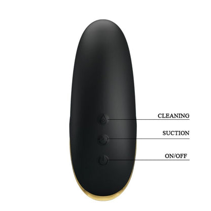 PRETTY LOVE - LUXURY RECHARGEABLE SUCTION MASSAGER BLACK - My naughty haven #