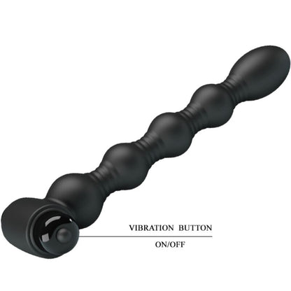 PRETTY LOVE - LYNN SILICONE ANAL PLUG 10 VIBRATIONS BLACK - My naughty haven #