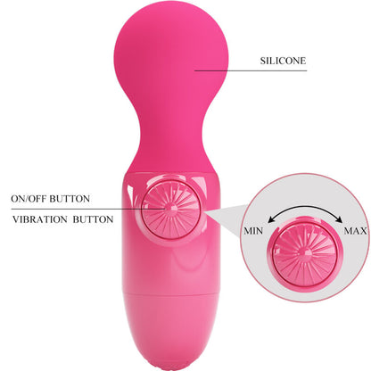 PRETTY LOVE - MAGENTA MINI PERSONAL MASSAGER - My naughty haven #