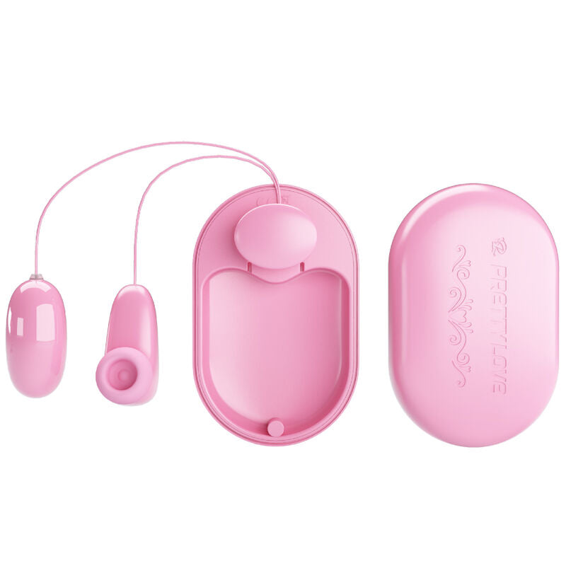 PRETTY LOVE - MAGIC BOX VIBRATING BULLET & PINK STIMULATOR - My naughty haven #