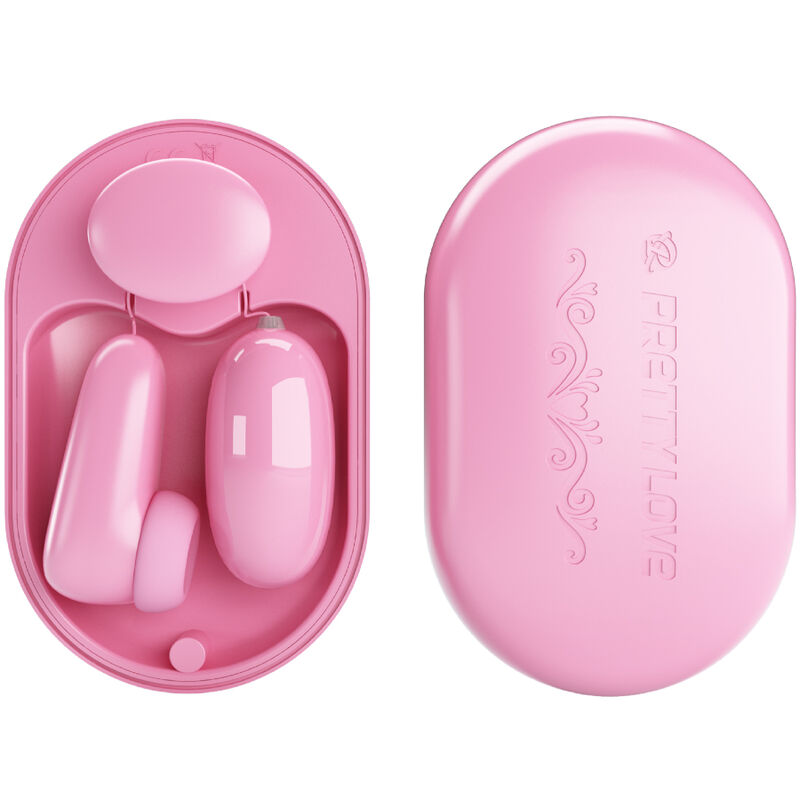 PRETTY LOVE - MAGIC BOX VIBRATING BULLET & PINK STIMULATOR - My naughty haven #