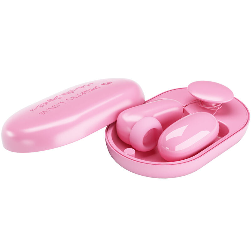 PRETTY LOVE - MAGIC BOX VIBRATING BULLET & PINK STIMULATOR - My naughty haven #