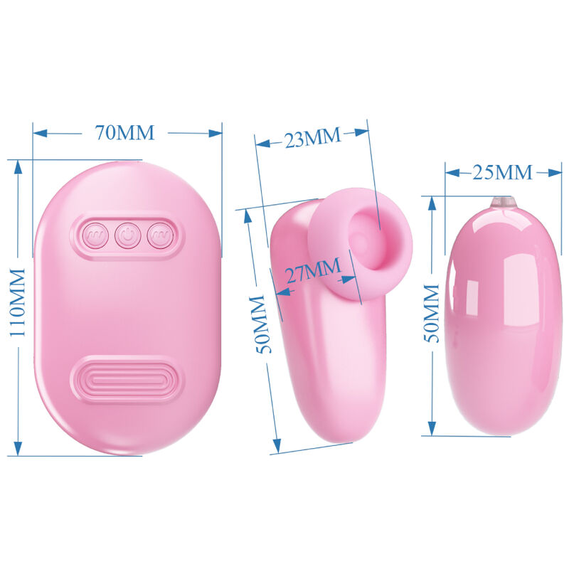 PRETTY LOVE - MAGIC BOX VIBRATING BULLET & PINK STIMULATOR - My naughty haven #