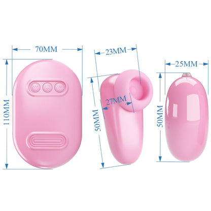 PRETTY LOVE - MAGIC BOX VIBRATING BULLET & PINK STIMULATOR - My naughty haven #