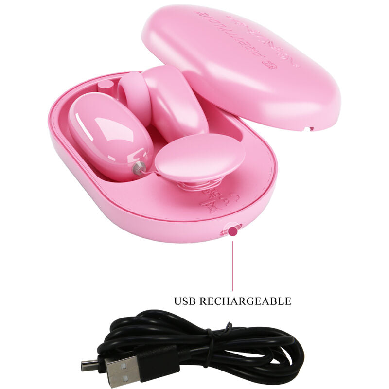 PRETTY LOVE - MAGIC BOX VIBRATING BULLET & PINK STIMULATOR - My naughty haven #