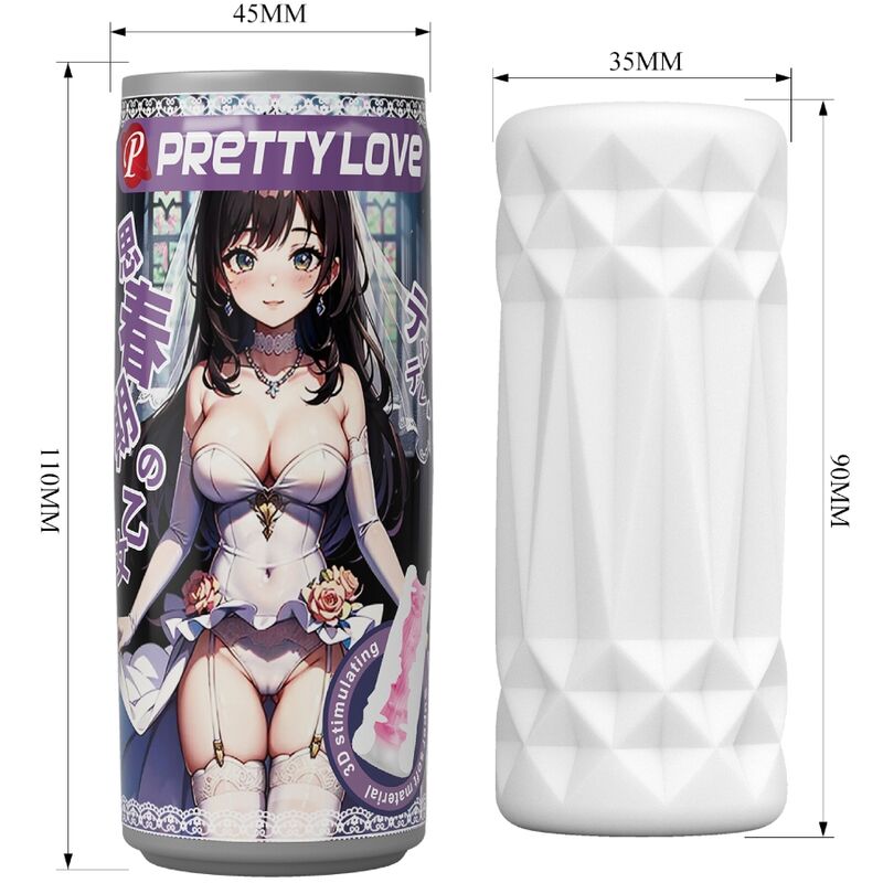 PRETTY LOVE - MALE MASTURBATOR CAN MODEL 2 - My naughty haven #