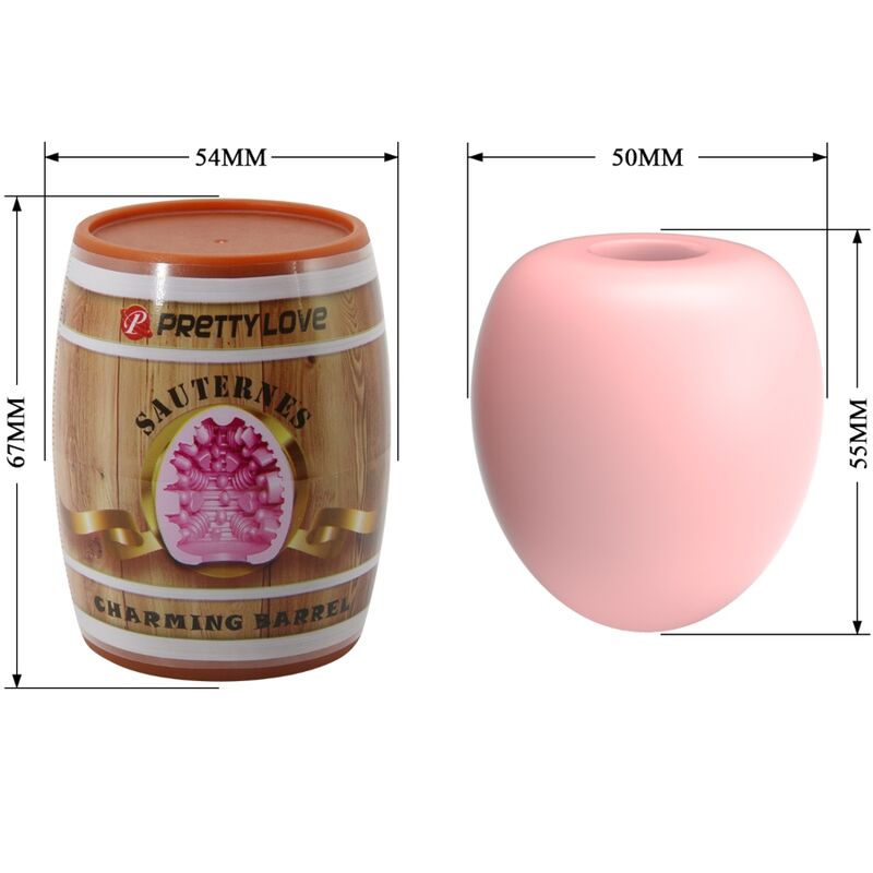 PRETTY LOVE - MALE MASTURBATOR EGG PINK MODEL 2 - My naughty haven #