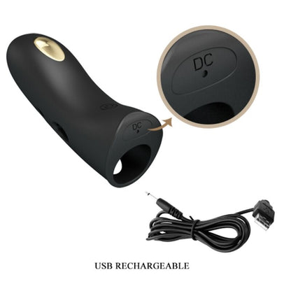 PRETTY LOVE - MARICO BLACK ELECTRO-STIMULATOR FINGER COVER - My naughty haven #