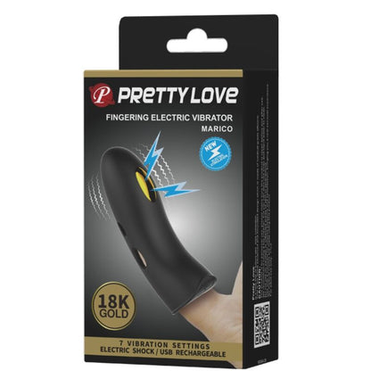 PRETTY LOVE - MARICO BLACK ELECTRO-STIMULATOR FINGER COVER - My naughty haven #