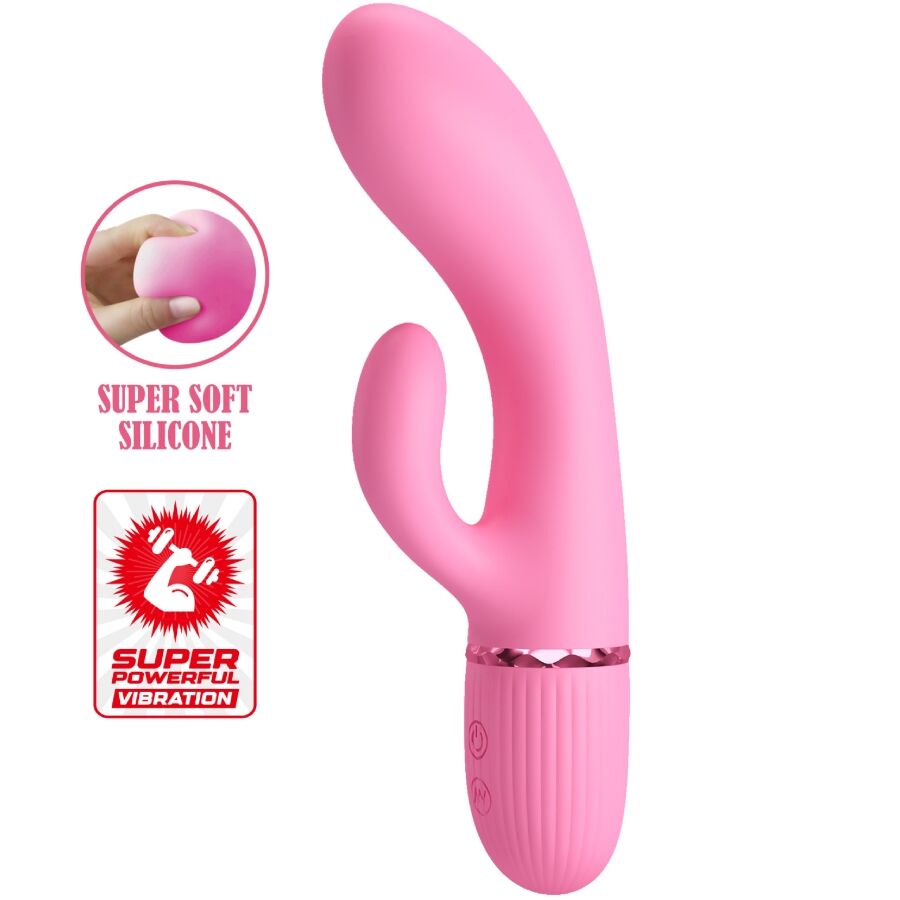 PRETTY LOVE - MARSKI RABBIT VIBRATOR & G-SPOT PINK - My naughty haven #