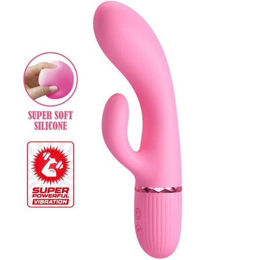 PRETTY LOVE - MARSKI RABBIT VIBRATOR & G-SPOT PINK - My naughty haven #