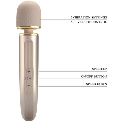 PRETTY LOVE - MASSAGER 7 VIBRATION MODES CHAMPAGNE - My naughty haven #