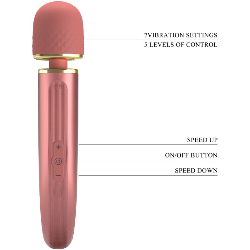 PRETTY LOVE - MASSAGER 7 VIBRATION MODES PINK - My naughty haven #