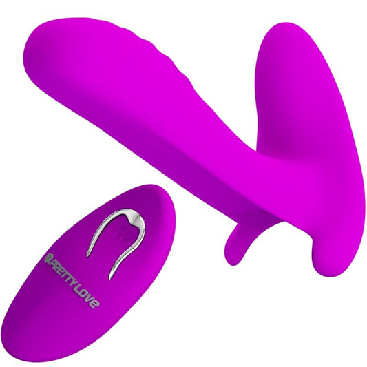PRETTY LOVE - MASSAGER & VIBRATOR 12 VIBRATIONS REMOTE CONTROL PURPLE - My naughty haven #