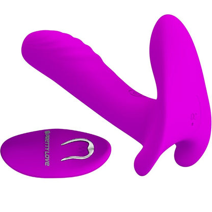PRETTY LOVE - MASSAGER & VIBRATOR 12 VIBRATIONS REMOTE CONTROL PURPLE - My naughty haven #