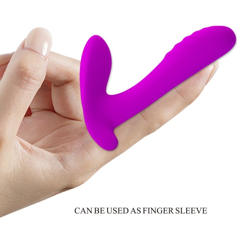 PRETTY LOVE - MASSAGER & VIBRATOR 12 VIBRATIONS REMOTE CONTROL PURPLE - My naughty haven #