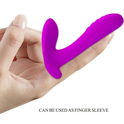PRETTY LOVE - MASSAGER & VIBRATOR 12 VIBRATIONS REMOTE CONTROL PURPLE - My naughty haven #