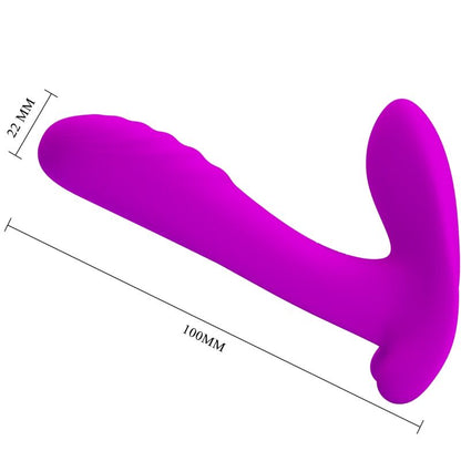 PRETTY LOVE - MASSAGER & VIBRATOR 12 VIBRATIONS REMOTE CONTROL PURPLE - My naughty haven #