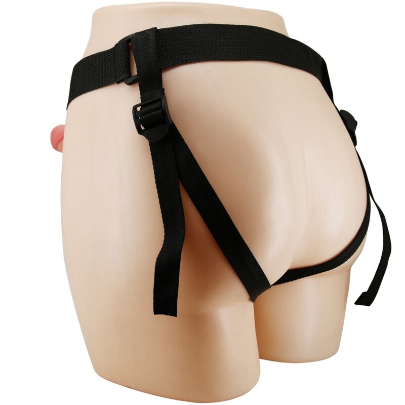 PRETTY LOVE - MAVIS HARNESS UNIVERSAL BRIEFS WITH DILDO 19 CM NATURAL - My naughty haven #