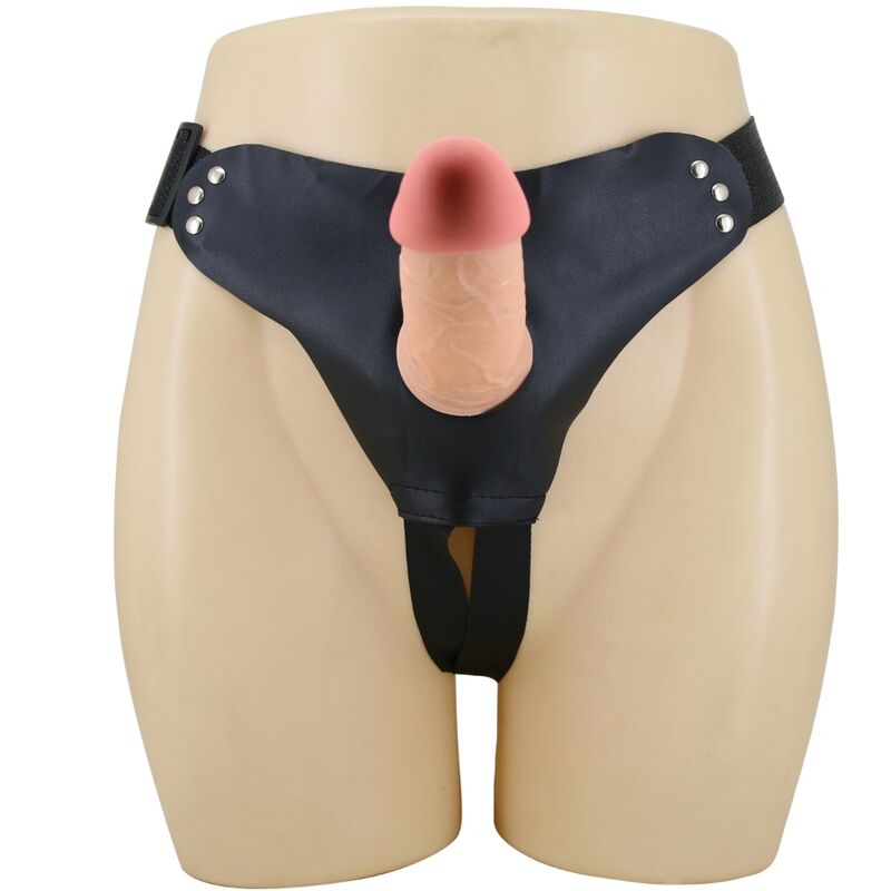 PRETTY LOVE - MAVIS HARNESS UNIVERSAL BRIEFS WITH DILDO 19 CM NATURAL - My naughty haven #