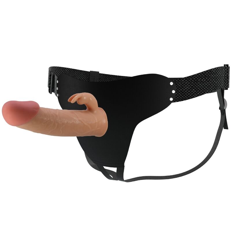 PRETTY LOVE - MAVIS HARNESS UNIVERSAL BRIEFS WITH DILDO 19 CM NATURAL - My naughty haven #