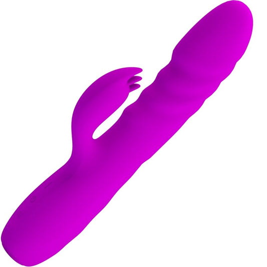 PRETTY LOVE - MELANIE PURPLE RECHARGEABLE RABBIT VIBRATOR - My naughty haven #