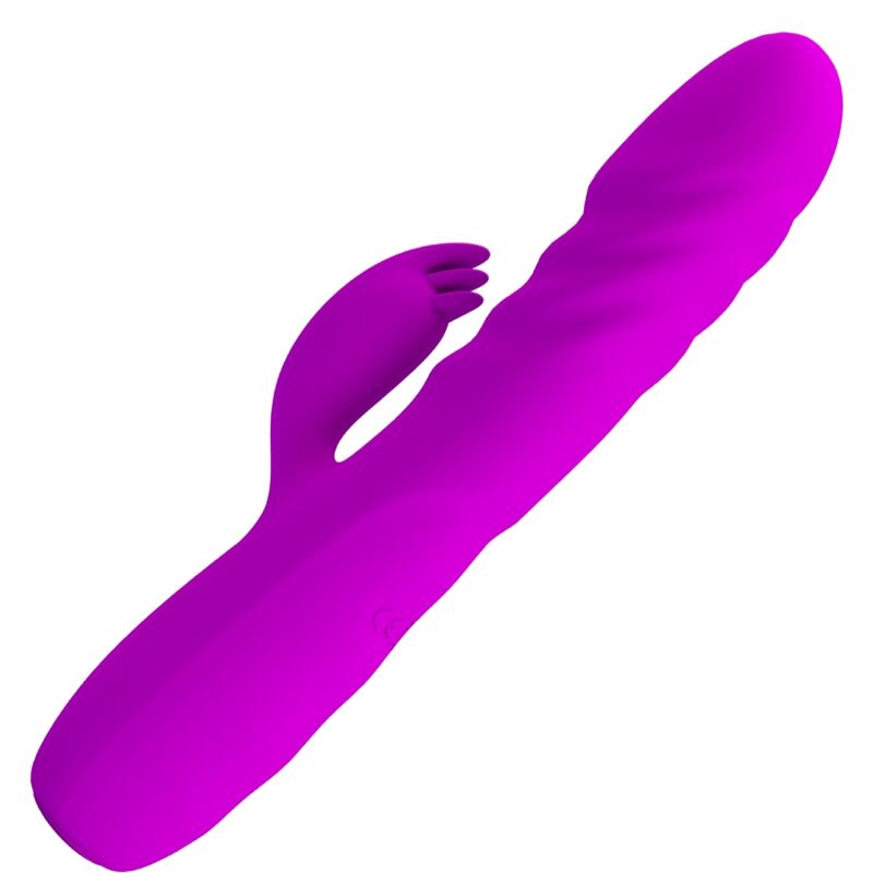 PRETTY LOVE - MELANIE PURPLE RECHARGEABLE RABBIT VIBRATOR - My naughty haven #