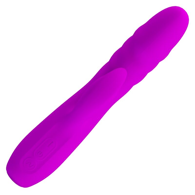 PRETTY LOVE - MELANIE PURPLE RECHARGEABLE RABBIT VIBRATOR - My naughty haven #