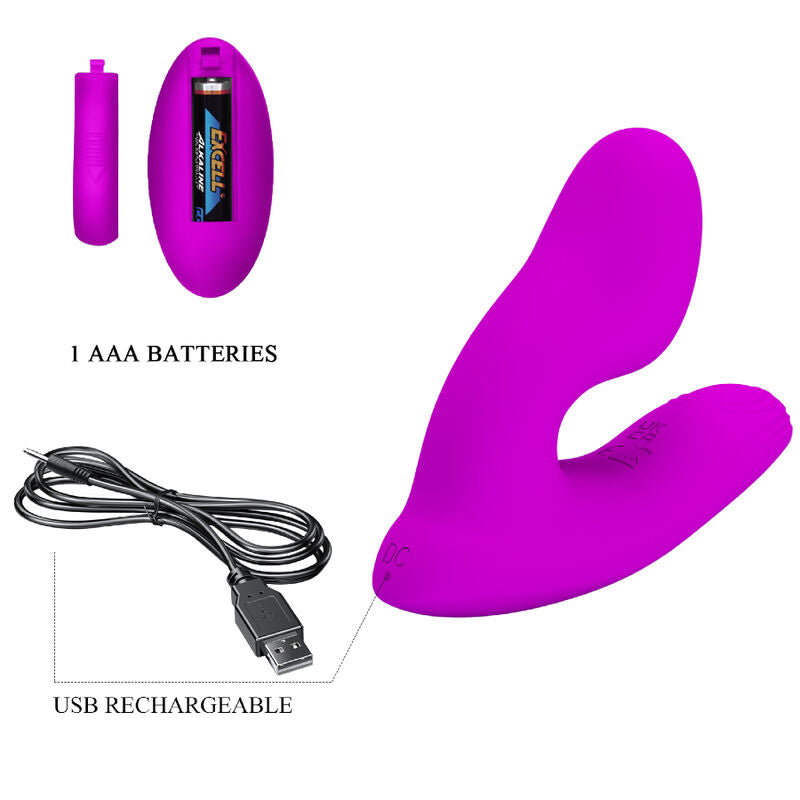 PRETTY LOVE - MELVIN CLITORIS MASSAGER WITH REMOTE CONTROL - My naughty haven #