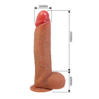 PRETTY LOVE - MENDEL REALISTIC DILDO WITH SUCTION CUP 25.5 CM -Ø- 5.6 CM - My naughty haven #